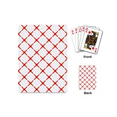 Cute Pretty Elegant Pattern Playing Cards (mini) by GardenOfOphir