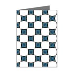 Cute Pretty Elegant Pattern Mini Greeting Card Left