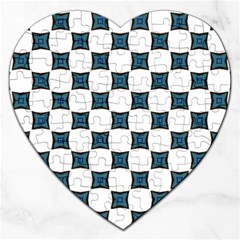 Cute Pretty Elegant Pattern Jigsaw Puzzle (heart) by GardenOfOphir