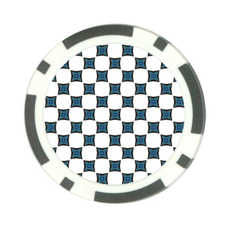 Cute Pretty Elegant Pattern Poker Chip