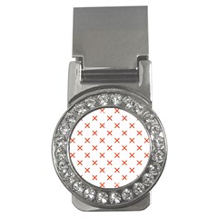 Cute Pretty Elegant Pattern Money Clip (cz)