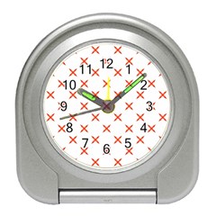 Cute Pretty Elegant Pattern Desk Alarm Clock by GardenOfOphir