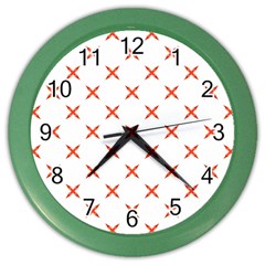 Cute Pretty Elegant Pattern Wall Clock (color) by GardenOfOphir