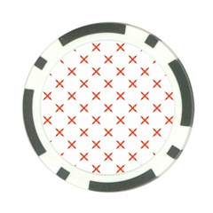 Cute Pretty Elegant Pattern Poker Chip (10 Pack)