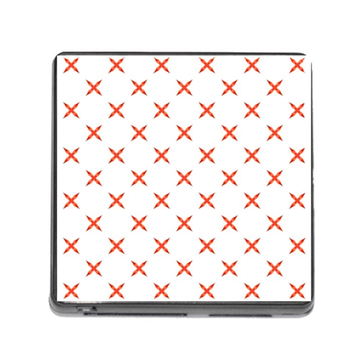 Cute Pretty Elegant Pattern Memory Card Reader with Storage (Square)