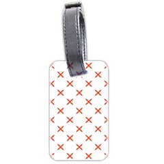 Cute Pretty Elegant Pattern Luggage Tag (two Sides) by GardenOfOphir