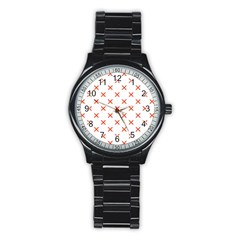 Cute Pretty Elegant Pattern Sport Metal Watch (black)