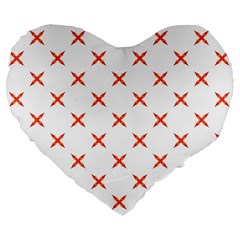 Cute Pretty Elegant Pattern 19  Premium Flano Heart Shape Cushion by GardenOfOphir