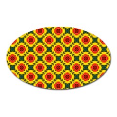 Cute Pretty Elegant Pattern Magnet (oval)