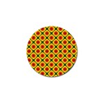 Cute Pretty Elegant Pattern Golf Ball Marker Front