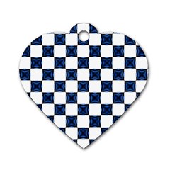 Cute Pretty Elegant Pattern Dog Tag Heart (one Sided) 