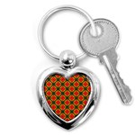 Cute Pretty Elegant Pattern Key Chain (Heart) Front