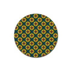 Cute Pretty Elegant Pattern Magnet 3  (round)