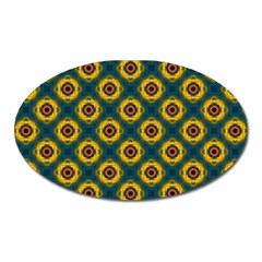 Cute Pretty Elegant Pattern Magnet (oval)