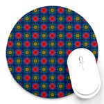 Cute Pretty Elegant Pattern 8  Mouse Pad (Round) Front