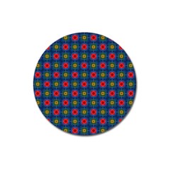 Cute Pretty Elegant Pattern Magnet 3  (round)