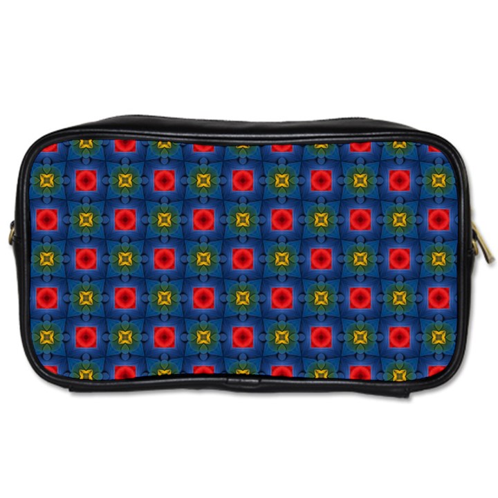 Cute Pretty Elegant Pattern Travel Toiletry Bag (Two Sides)