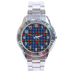 Cute Pretty Elegant Pattern Stainless Steel Watch by GardenOfOphir