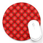 Cute Pretty Elegant Pattern 8  Mouse Pad (Round) Front