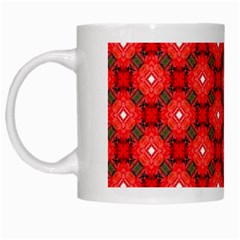 Cute Pretty Elegant Pattern White Coffee Mug by GardenOfOphir