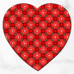 Cute Pretty Elegant Pattern Jigsaw Puzzle (heart) by GardenOfOphir