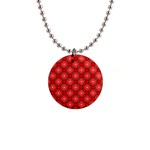 Cute Pretty Elegant Pattern Button Necklace Front