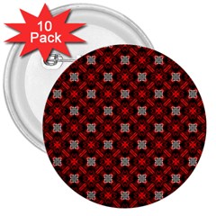 Cute Pretty Elegant Pattern 3  Button (10 Pack)