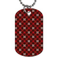 Cute Pretty Elegant Pattern Dog Tag (two-sided)  by GardenOfOphir