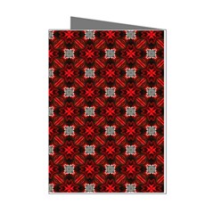 Cute Pretty Elegant Pattern Mini Greeting Card (8 Pack)