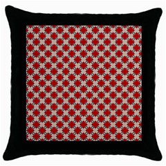 Cute Pretty Elegant Pattern Black Throw Pillow Case