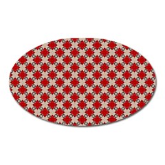 Cute Pretty Elegant Pattern Magnet (oval) by GardenOfOphir