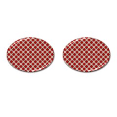 Cute Pretty Elegant Pattern Cufflinks (oval) by GardenOfOphir