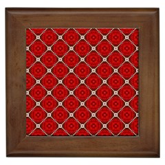 Cute Pretty Elegant Pattern Framed Ceramic Tile