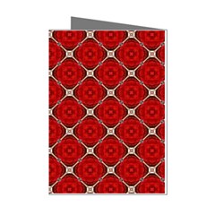 Cute Pretty Elegant Pattern Mini Greeting Card (8 Pack)