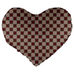 Cute Pretty Elegant Pattern 19  Premium Heart Shape Cushion Back