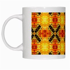 Cute Pretty Elegant Pattern White Coffee Mug