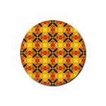 Cute Pretty Elegant Pattern Drink Coaster (Round) Front