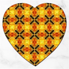 Cute Pretty Elegant Pattern Jigsaw Puzzle (heart)