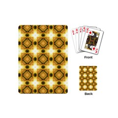 Cute Pretty Elegant Pattern Playing Cards (mini) by GardenOfOphir