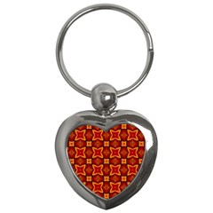 Cute Pretty Elegant Pattern Key Chain (heart) by GardenOfOphir