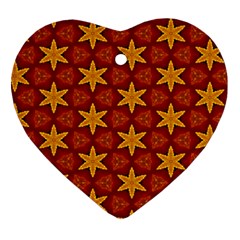 Cute Pretty Elegant Pattern Heart Ornament