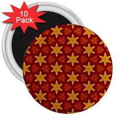 Cute Pretty Elegant Pattern 3  Button Magnet (10 Pack)