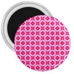 Cute Pretty Elegant Pattern 3  Button Magnet