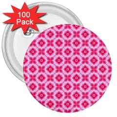 Cute Pretty Elegant Pattern 3  Button (100 Pack)