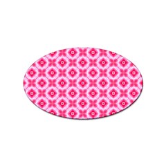 Cute Pretty Elegant Pattern Sticker (oval) by GardenOfOphir