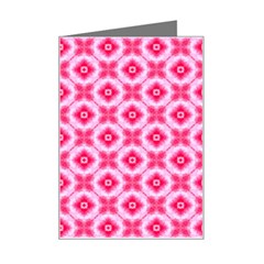 Cute Pretty Elegant Pattern Mini Greeting Card by GardenOfOphir