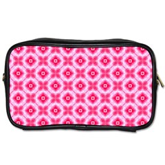 Cute Pretty Elegant Pattern Travel Toiletry Bag (two Sides) by GardenOfOphir