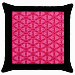 Cute Pretty Elegant Pattern Black Throw Pillow Case