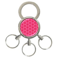 Cute Pretty Elegant Pattern 3-ring Key Chain by GardenOfOphir