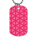 Cute Pretty Elegant Pattern Dog Tag (One Sided) Front